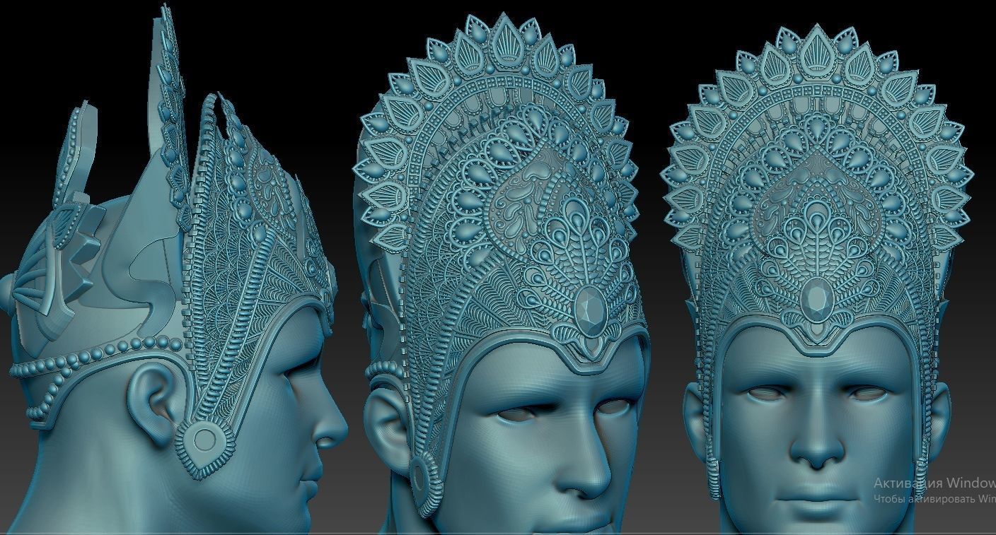 Krishna crown