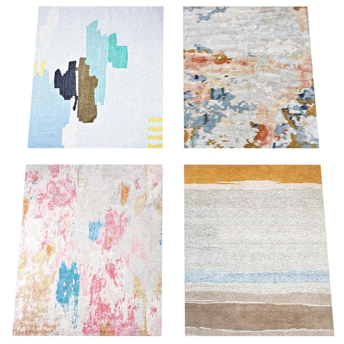 3D model West Elm Rugs 3 CGTrader