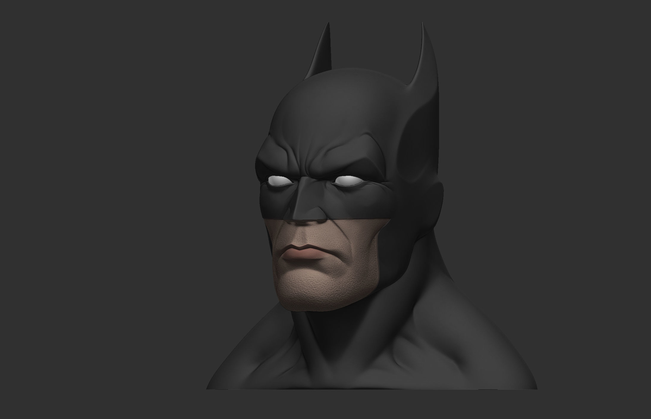 Batman Head 3D model 3D printable | CGTrader