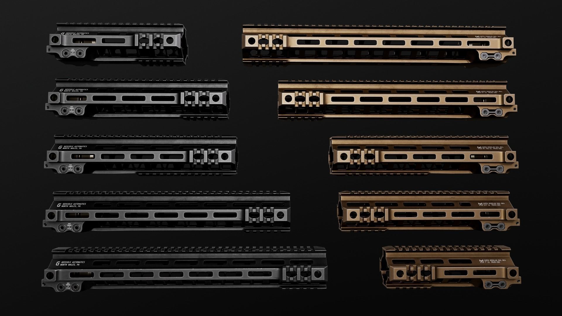 Geissele Super Modular Rail MK4 MLOK AR15 Handguard