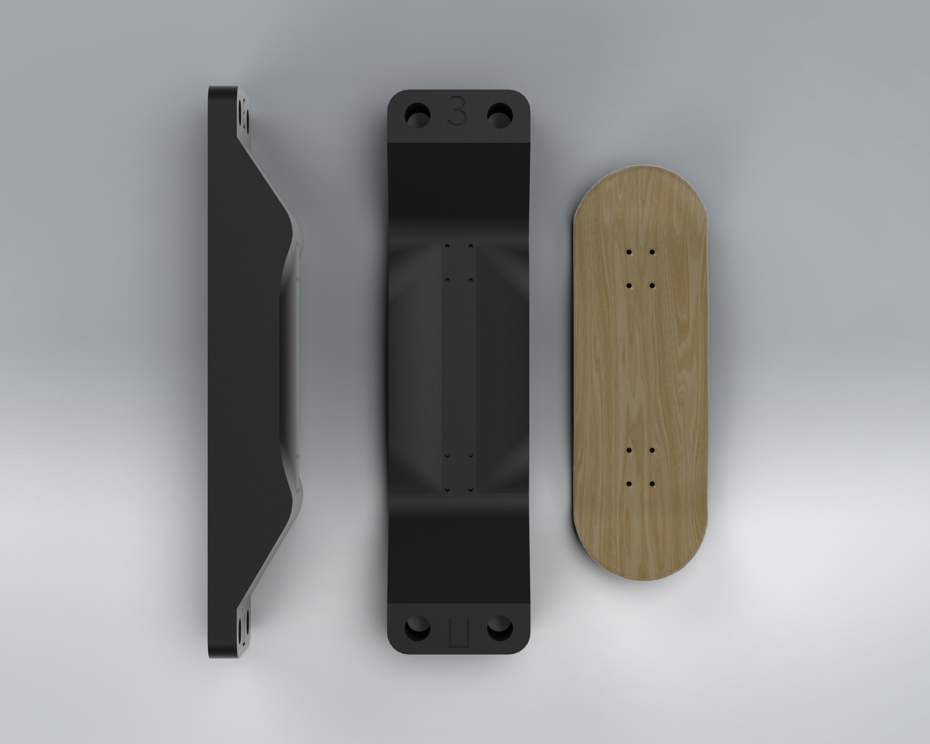 Fingerboard Mold 3D model 3D printable CGTrader