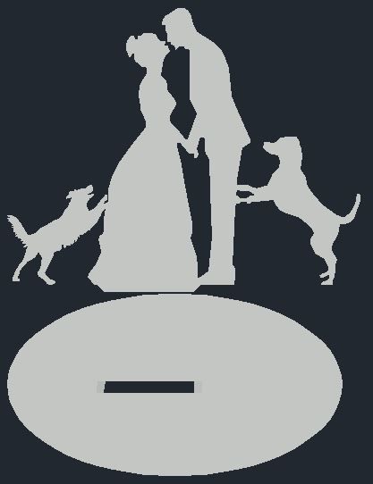 3D PRINTABLE CAKE TOPPER 3D model 3D printable | CGTrader