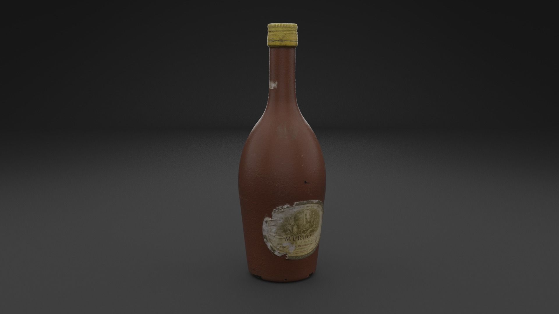 Scanned BOTTLE HIGH POLY