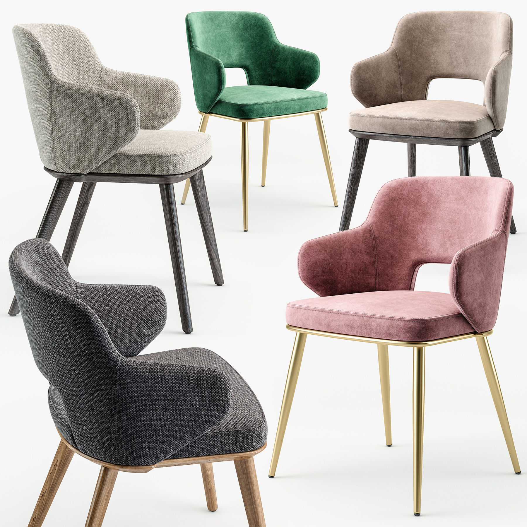 Calligaris Foyer armchair 3D model CGTrader