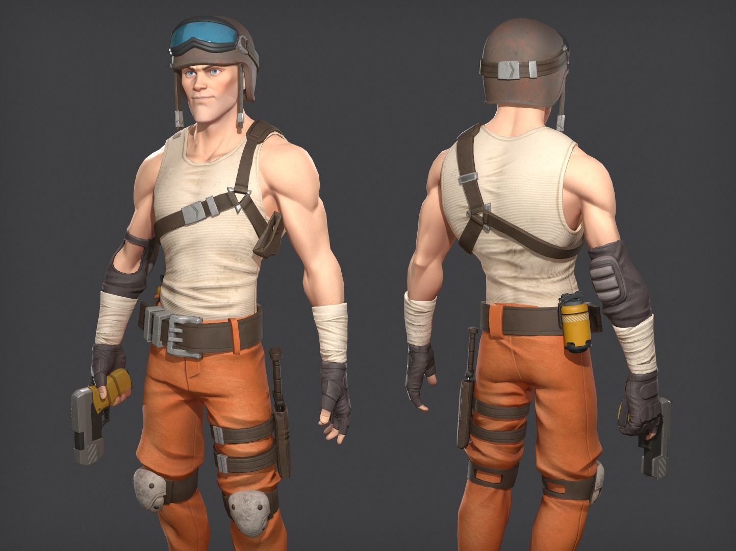 Soldier game ready character