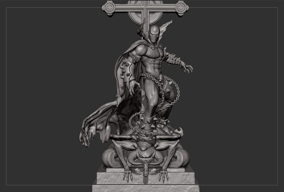 Spawn on top of church Fan Art