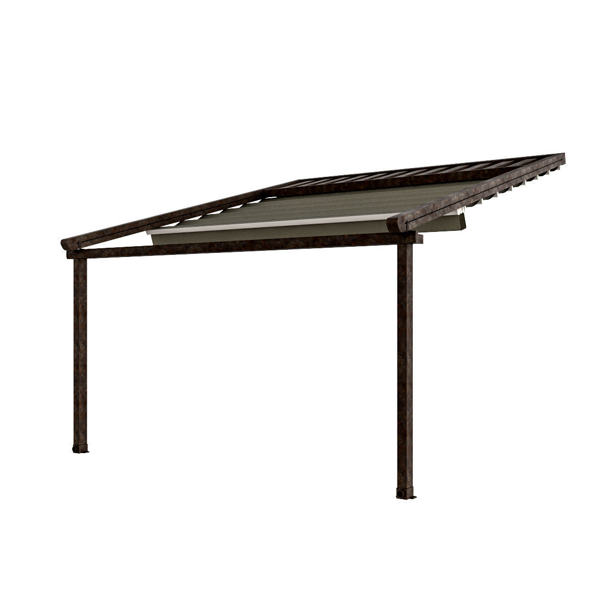 Motorized Pergola 5 rust 2