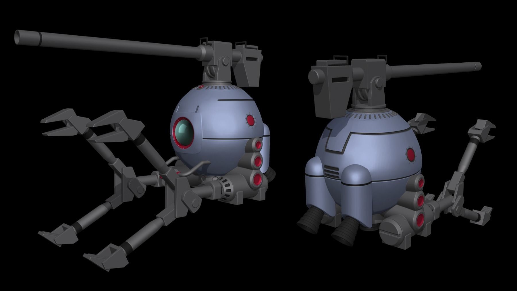 Rb 79 Ball Mobile Suit Gundam 3d Model Cgtrader