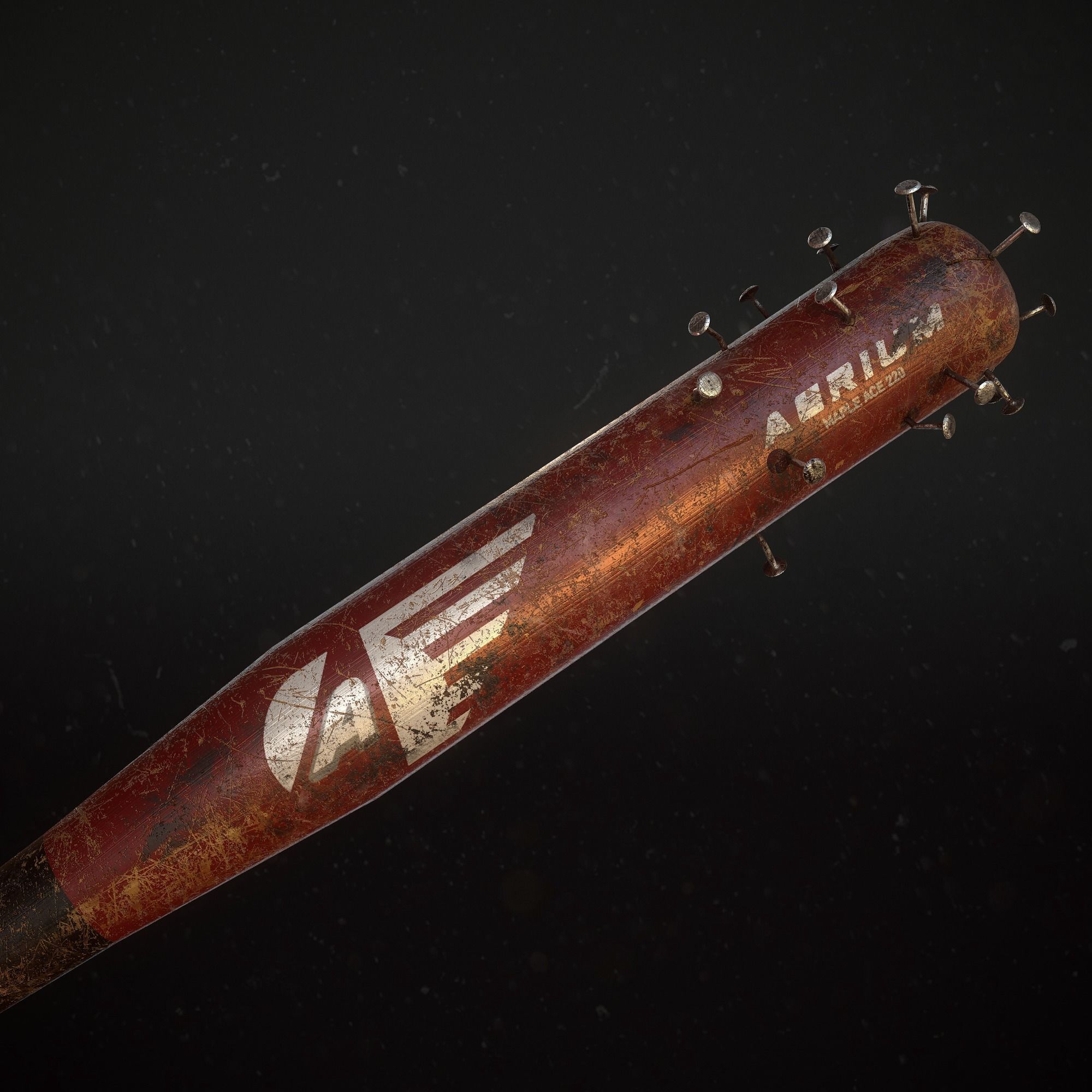 3D model Nails Baseball Bat VR / AR / low-poly | CGTrader