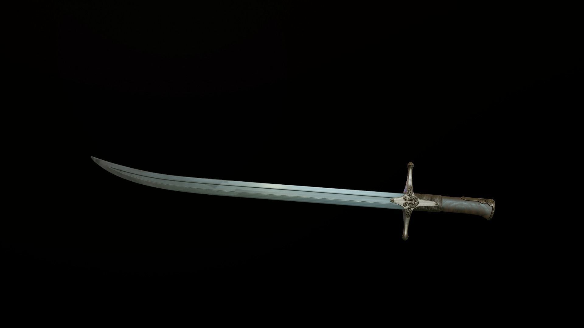 3D model low-poly Saber | CGTrader
