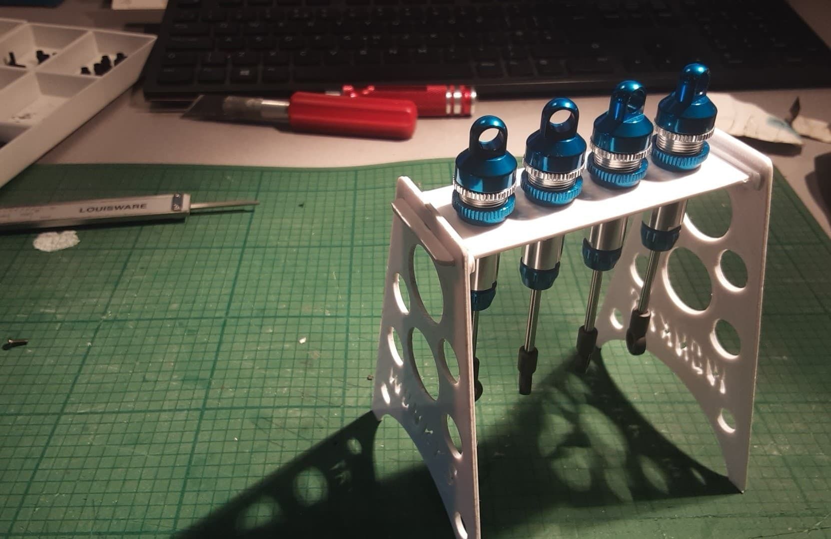 3D printable model RC shock rack CGTrader