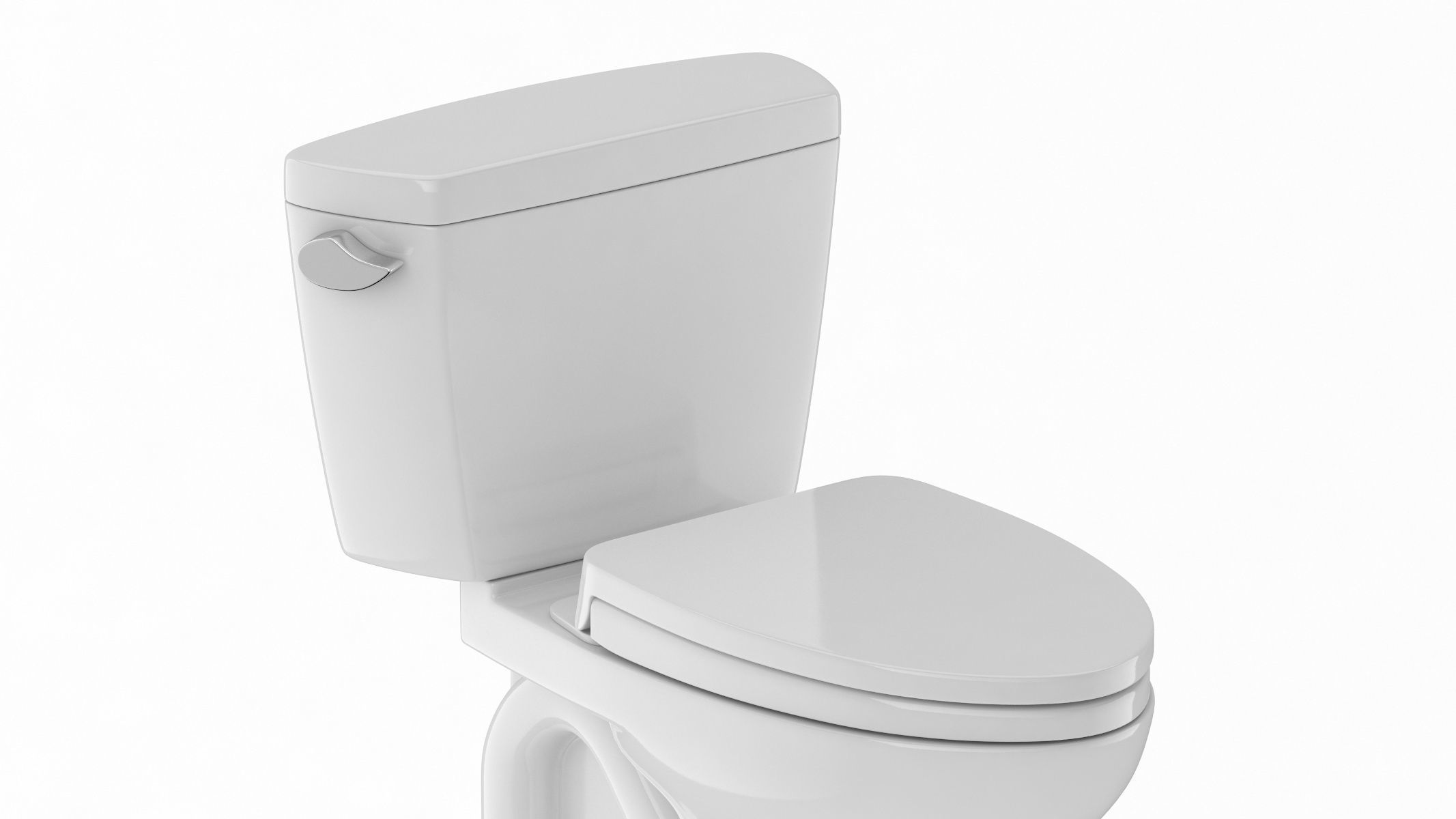 TOTO Drake TwoPiece Toilet 3D model CGTrader
