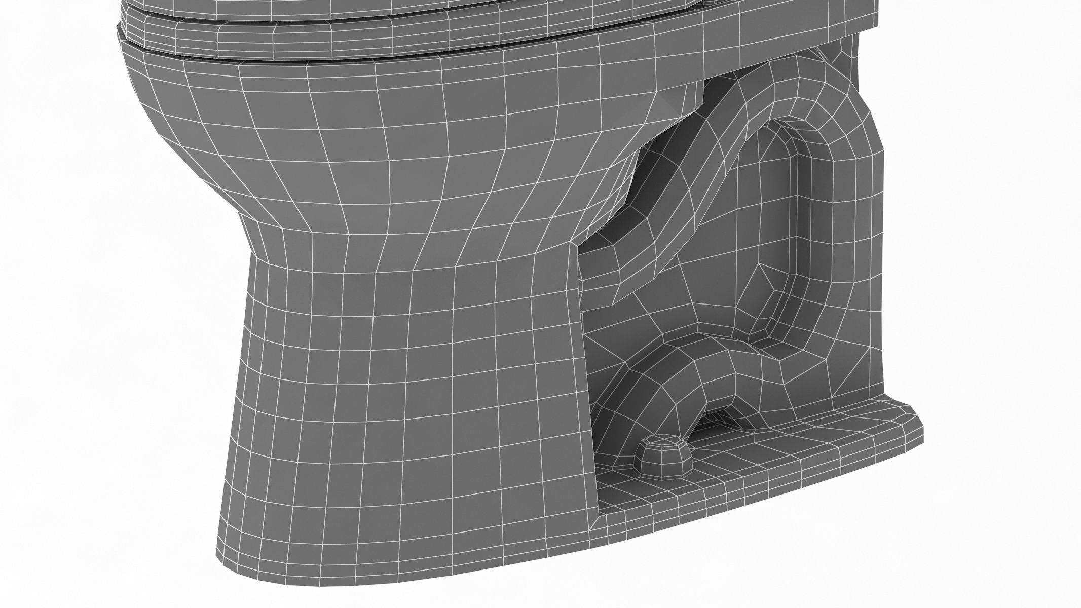 TOTO Drake TwoPiece Toilet 3D model CGTrader