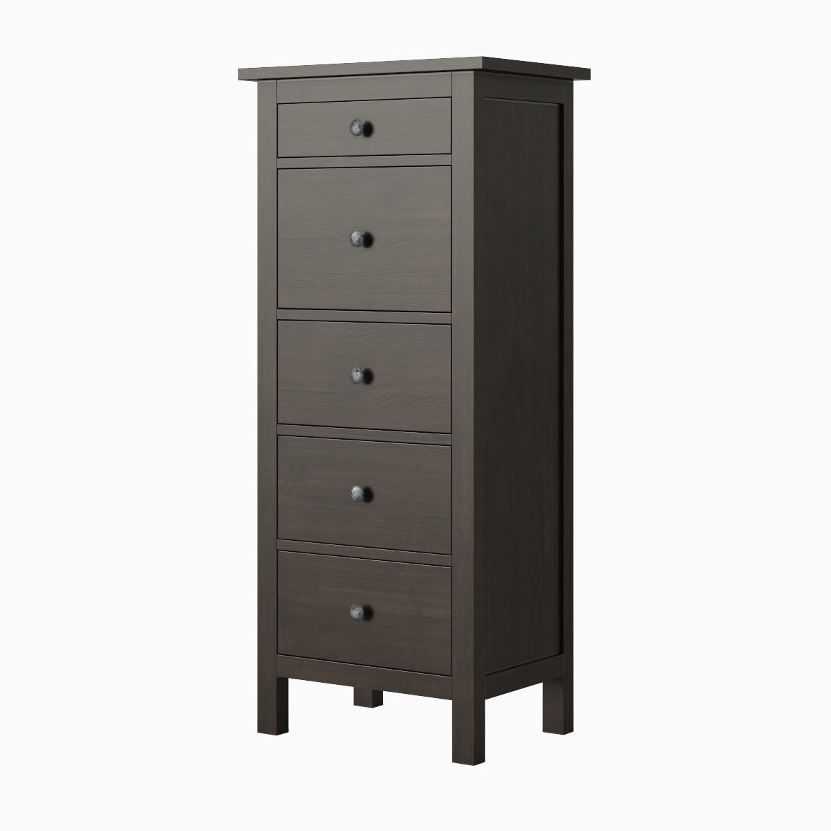 HEMNES 5drawer chest 3D model CGTrader