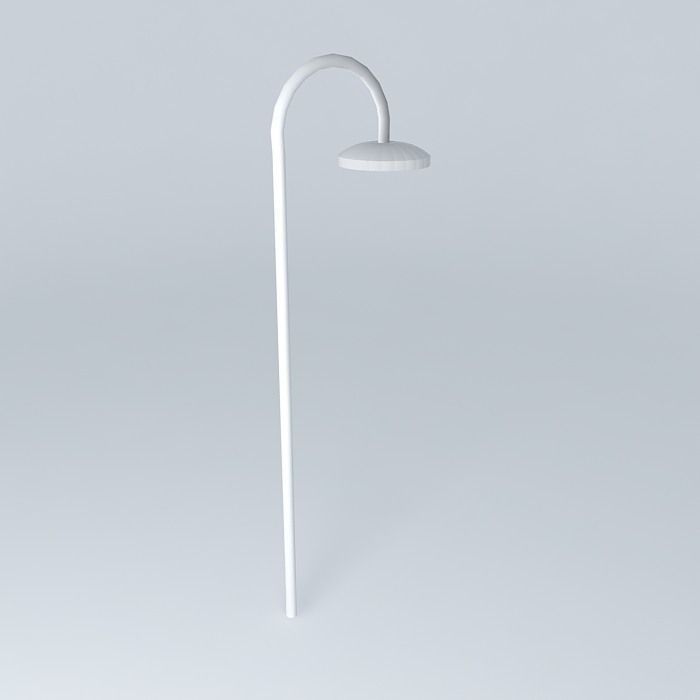 Shower Inox Column Free 3D model