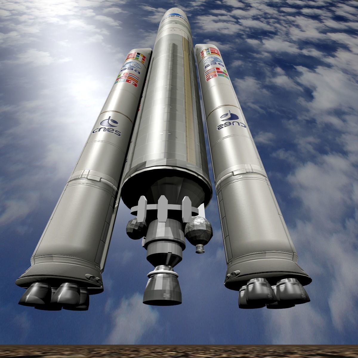 3D model Rocket Modular Pack VR / AR / low-poly | CGTrader