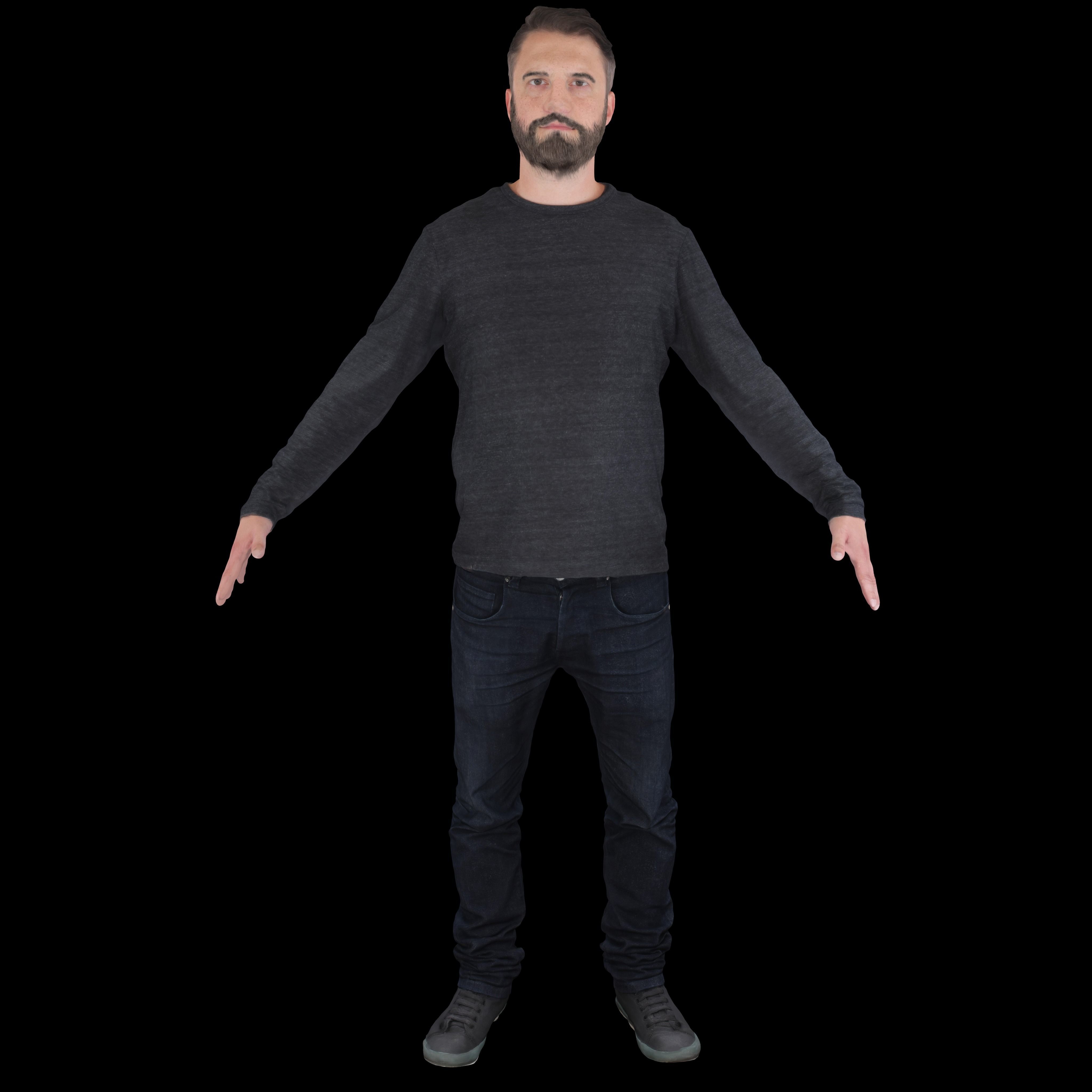No429 - Male T Pose