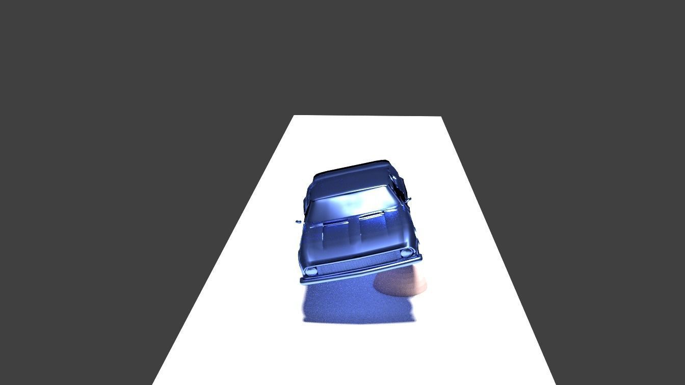 Blender Car Accident animation 3D model animated CGTrader