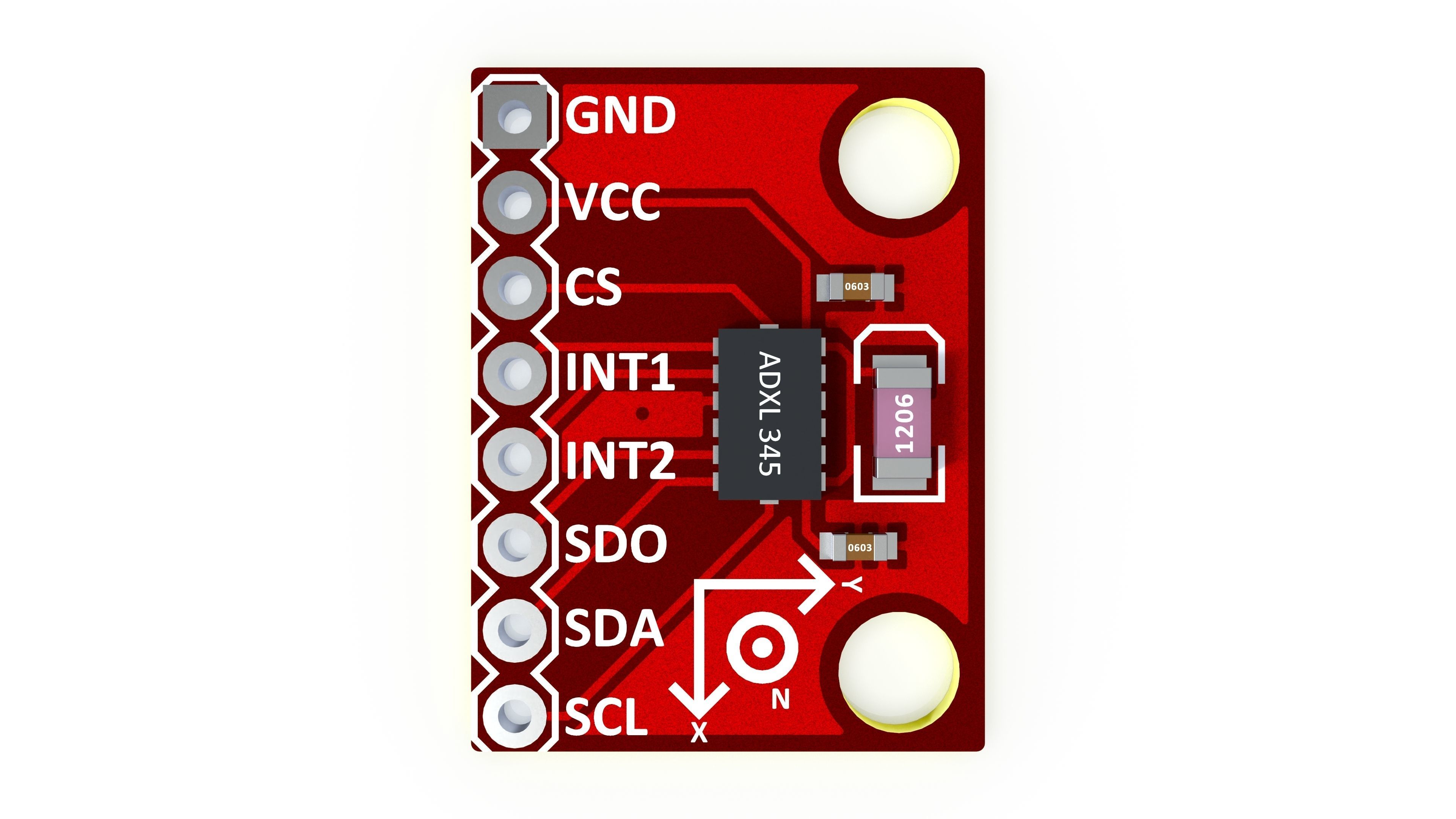 Sparkfun ADXL 345 - Reverse engineering