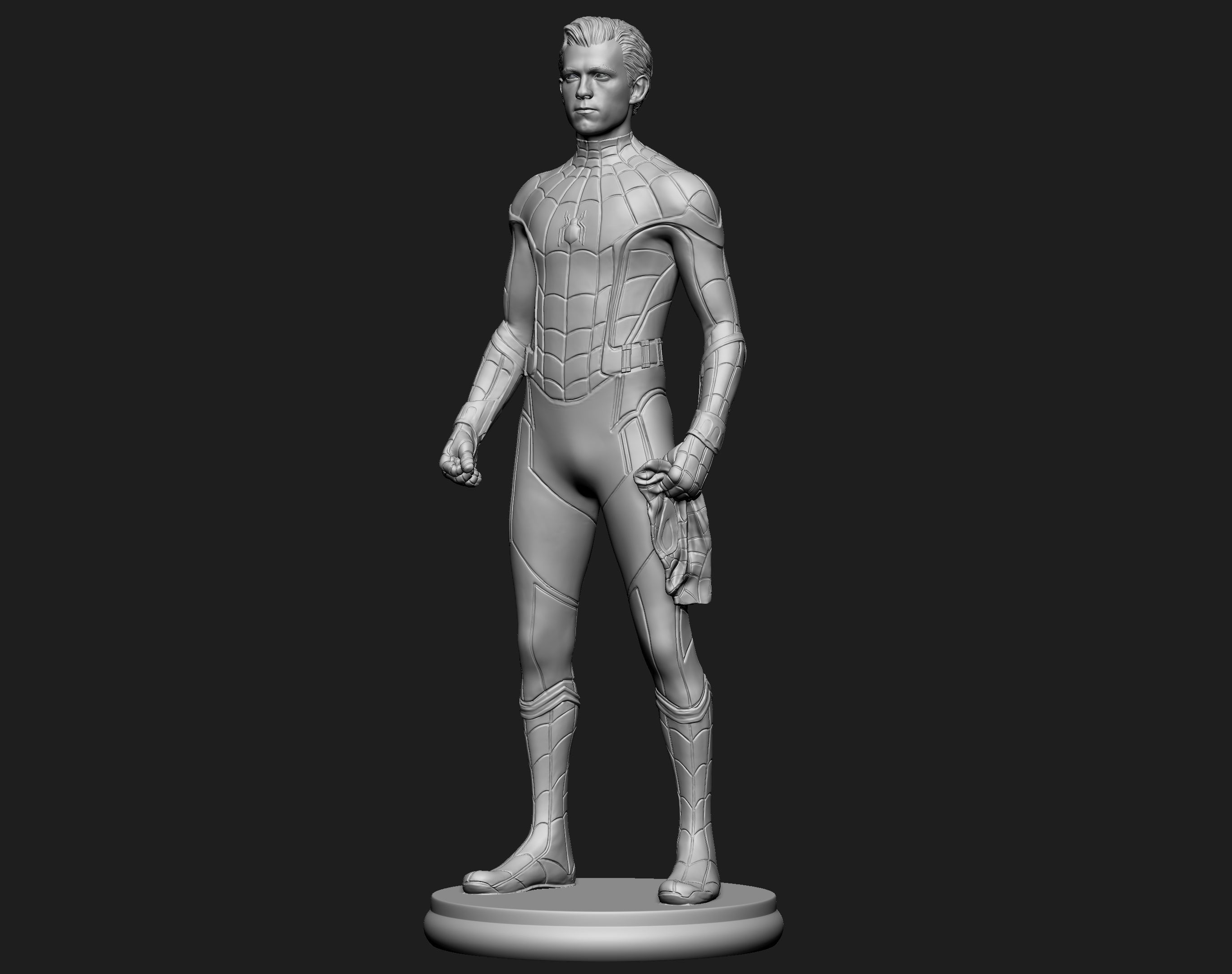 Tom Holland Spider-Man 3D print model 3D model 3D printable | CGTrader
