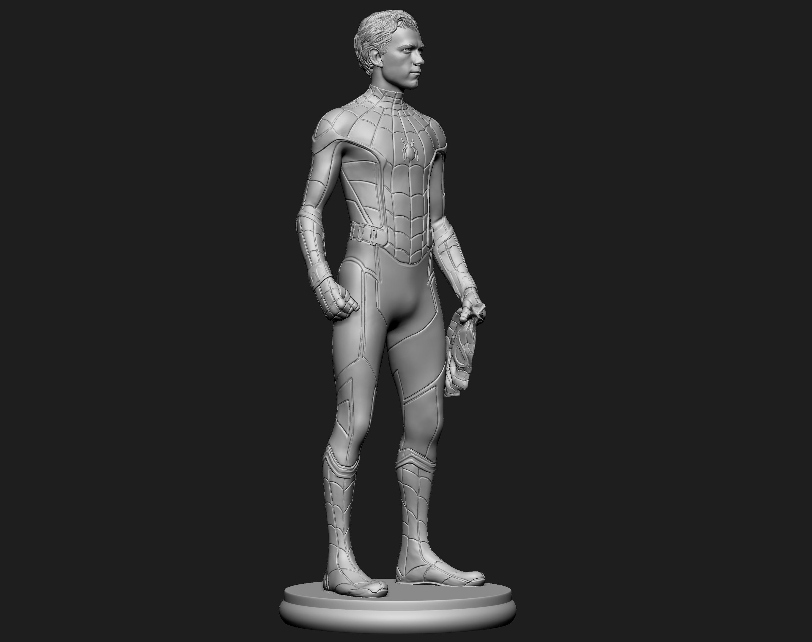 Tom Holland Spider-Man 3D print model 3D model 3D printable | CGTrader