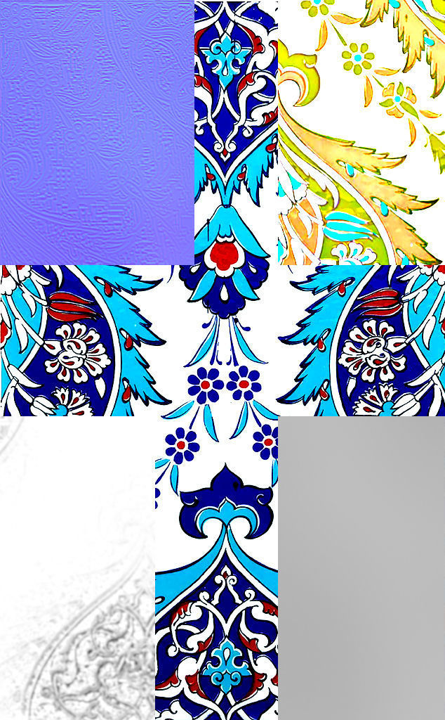 Turkish tile Texture | CGTrader