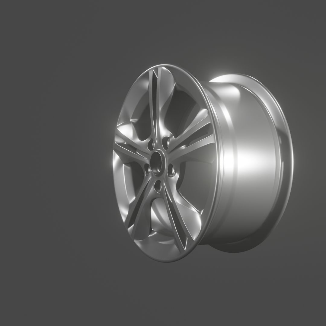 Car Rims High Poly Model FBX free 3D model CGTrader
