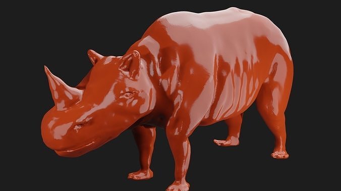 Rhino High poly untextured
