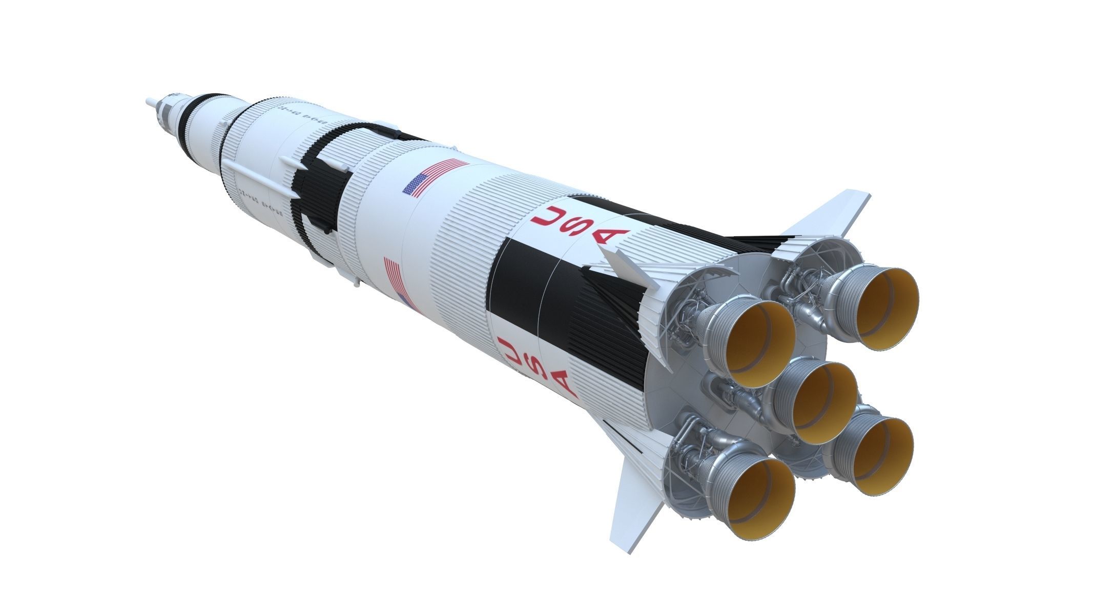 7 Models NASA Space Rockets Collection 3D model | CGTrader
