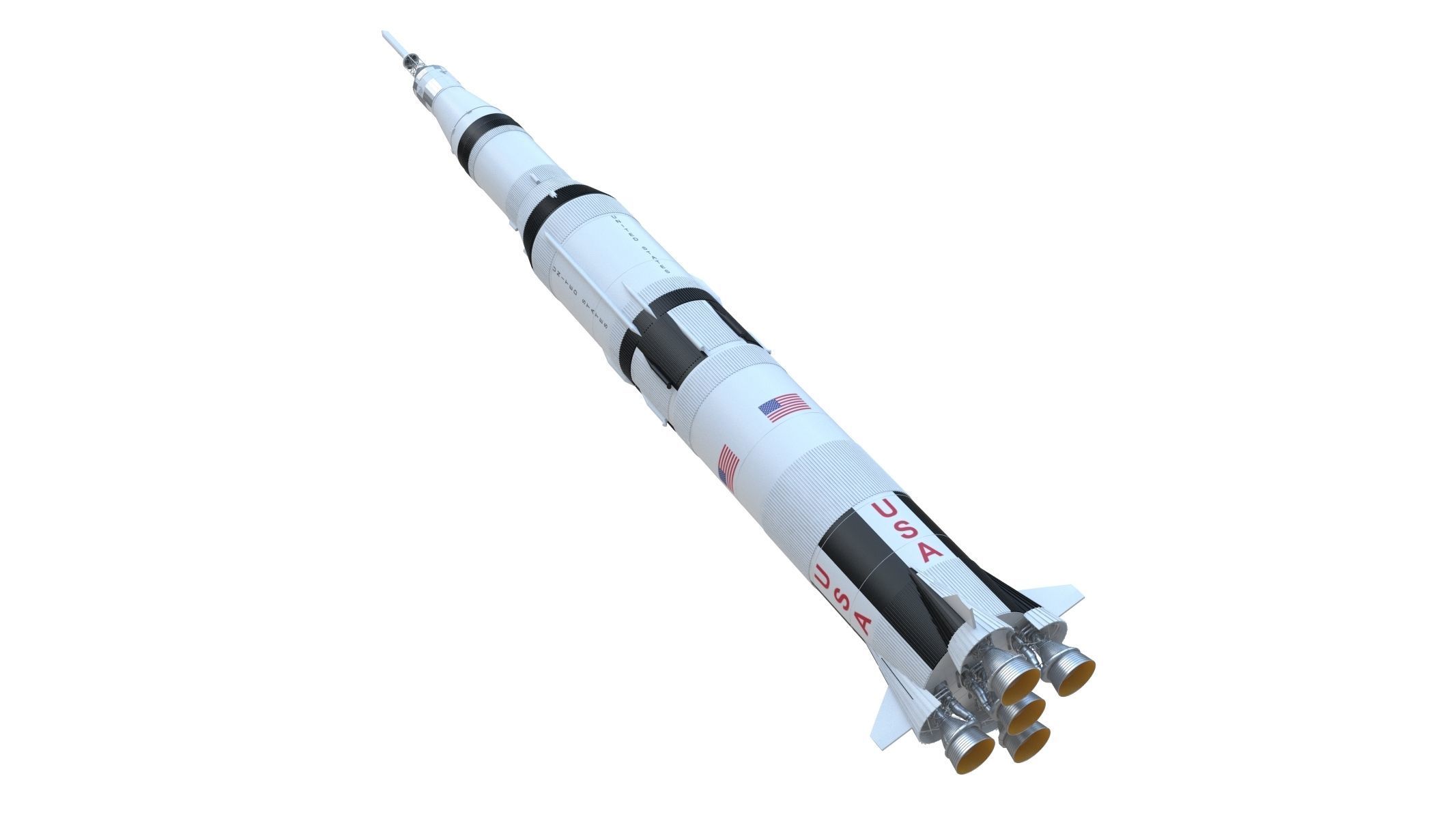 7 Models NASA Space Rockets Collection 3D model | CGTrader