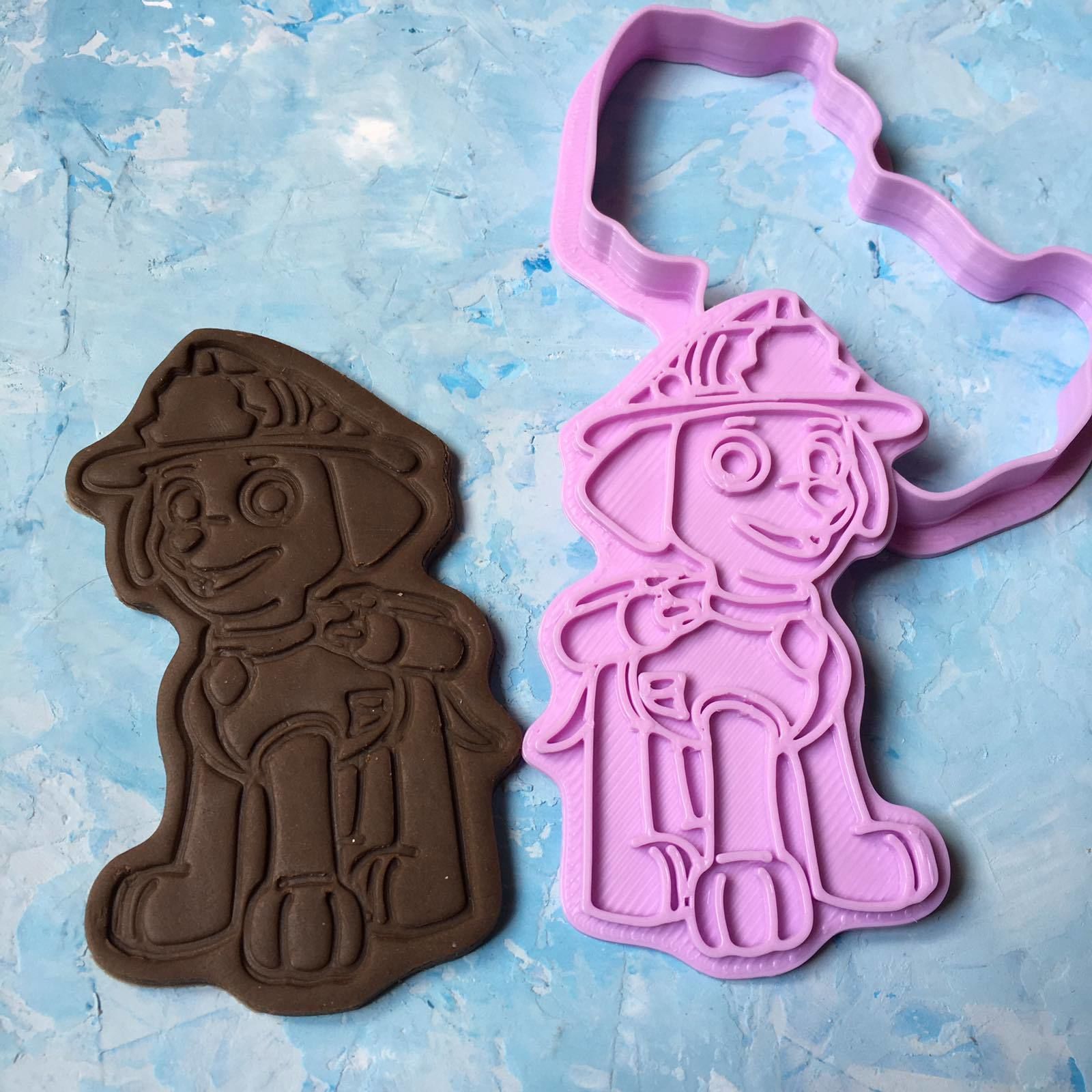 Paw Patrol Cookie Cutter Details Marshal 3D print model