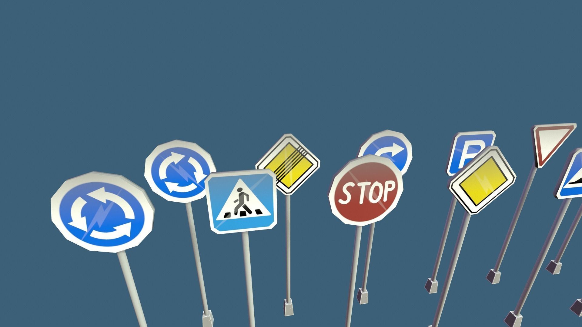 Casual road sings