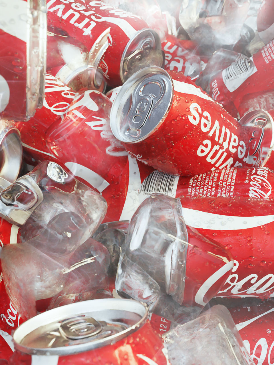 Coke Can With Droplets