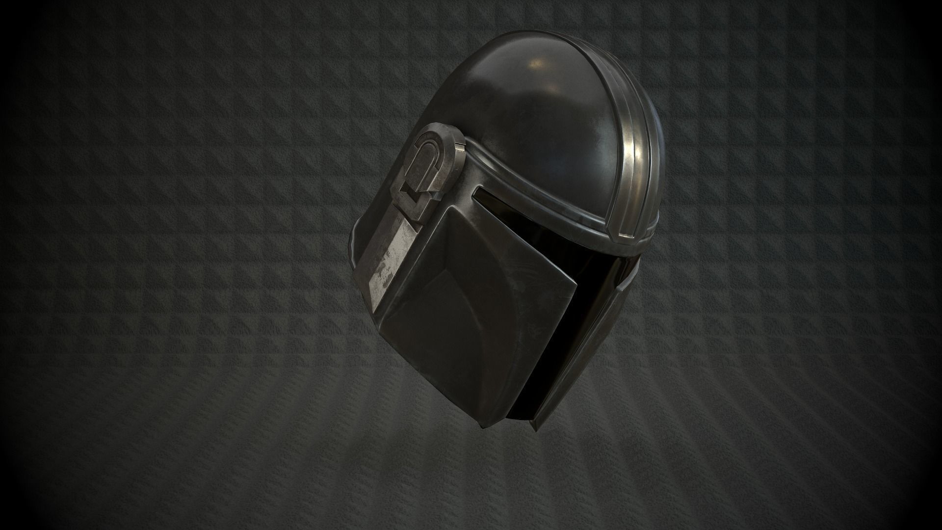 3D model The Mandalorian helmet VR / AR / lowpoly CGTrader