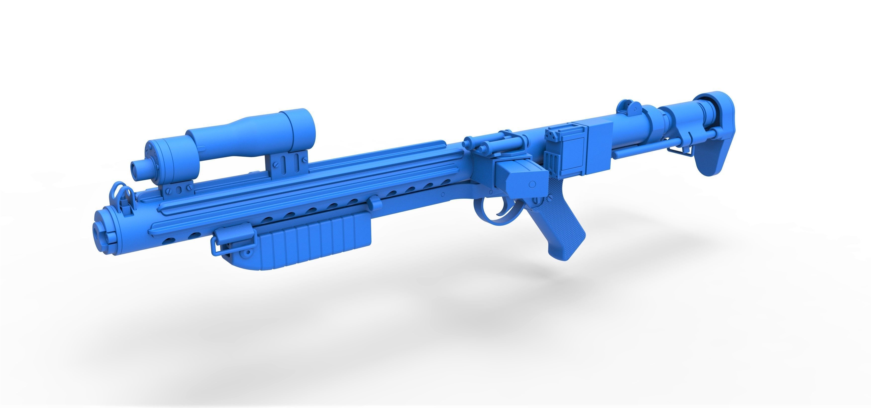 Range trooper Blaster rifle E-10R from Solo A Star Wars Story 3D model ...