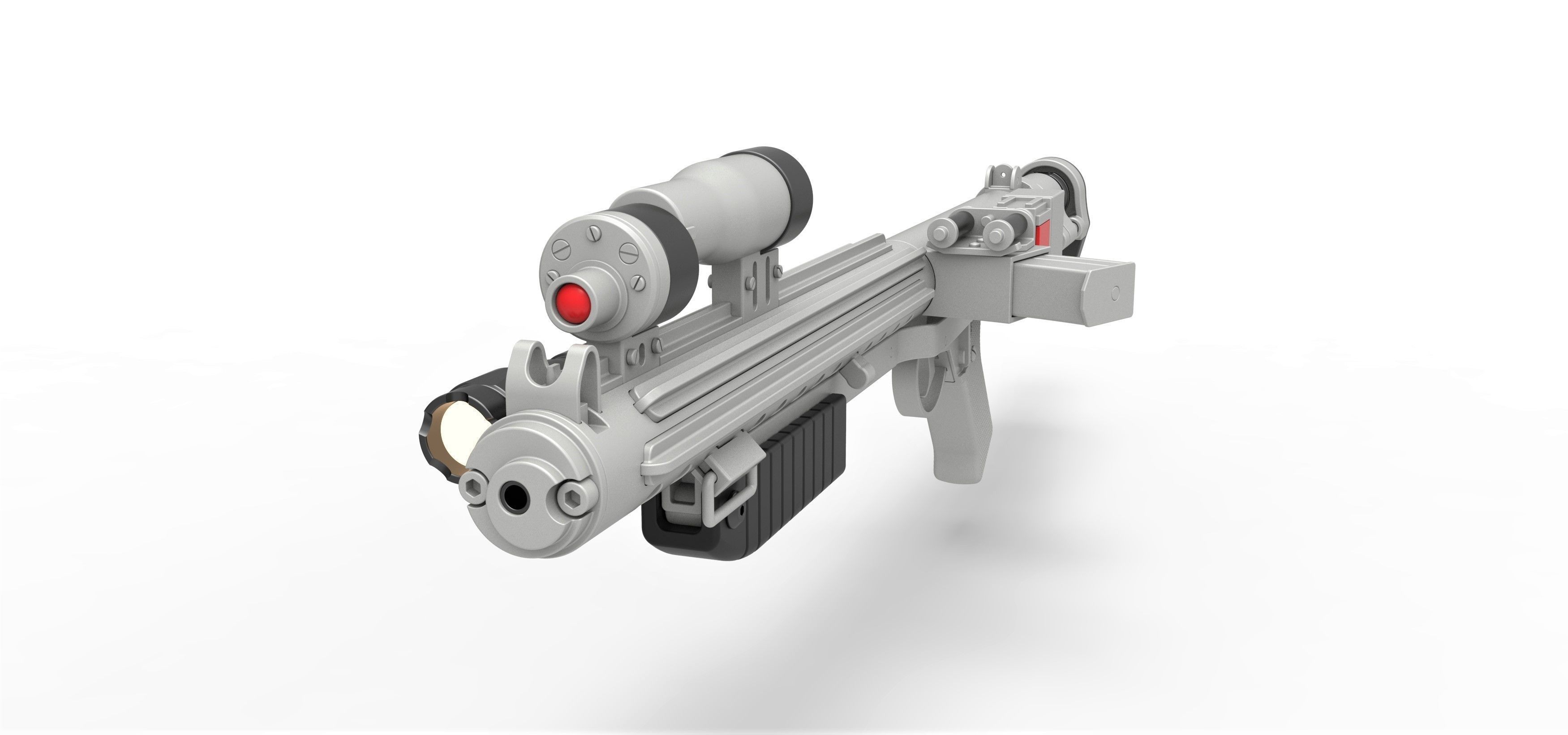 Range trooper Blaster rifle E-10R from Solo A Star Wars Story 3D model ...