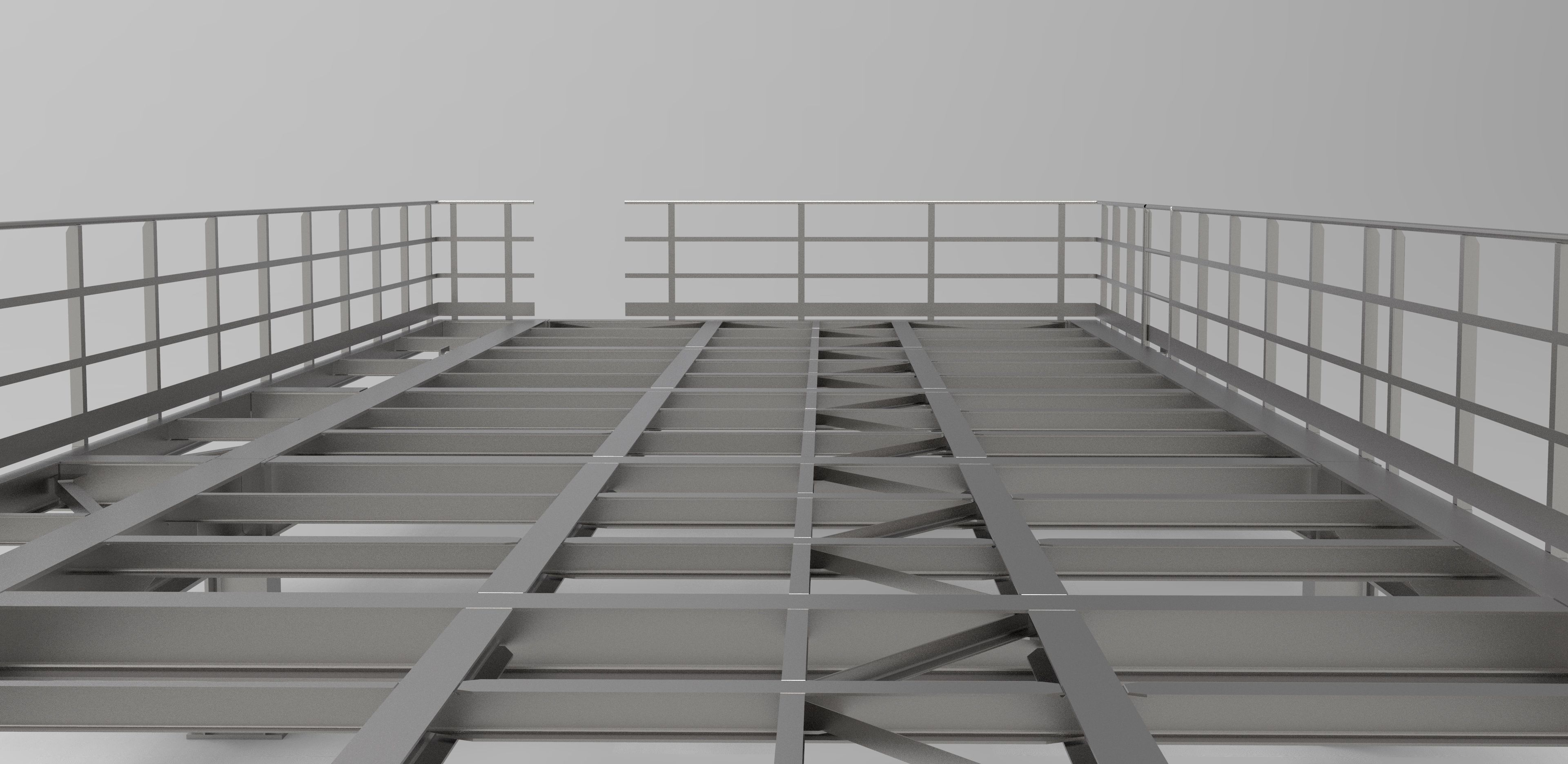 3D model Steel Platform VR / AR / lowpoly CGTrader