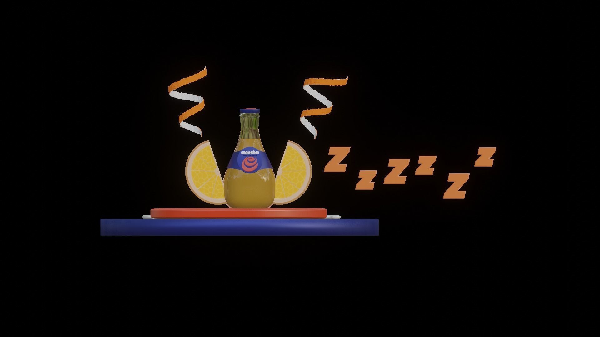 Orangina Bottle and Logo