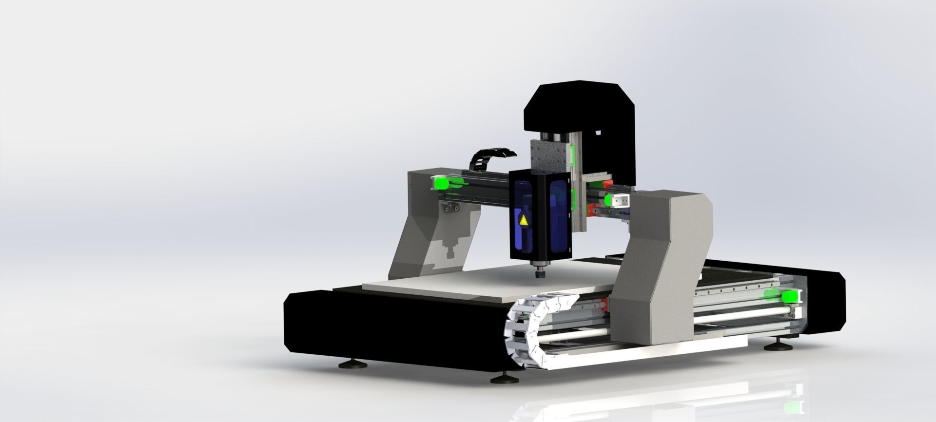 CNC ROUTER MACHINE DESIGN 3D model | CGTrader