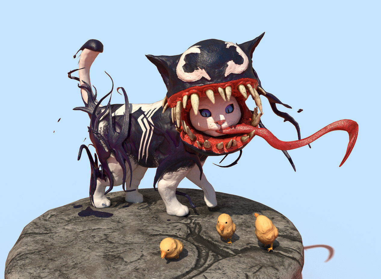 Cat Venom 3d print