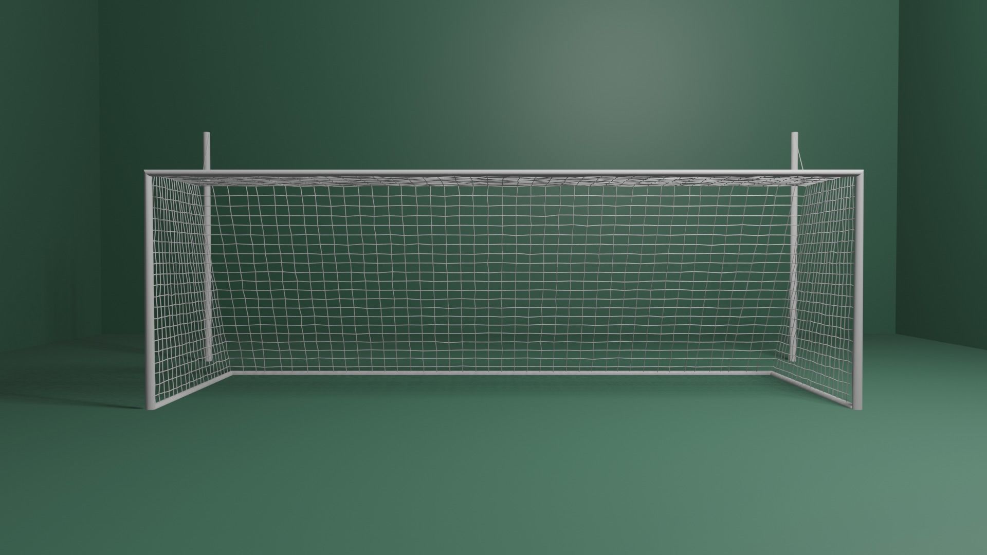 Football Goal with FIFA Dimensions 3D model CGTrader