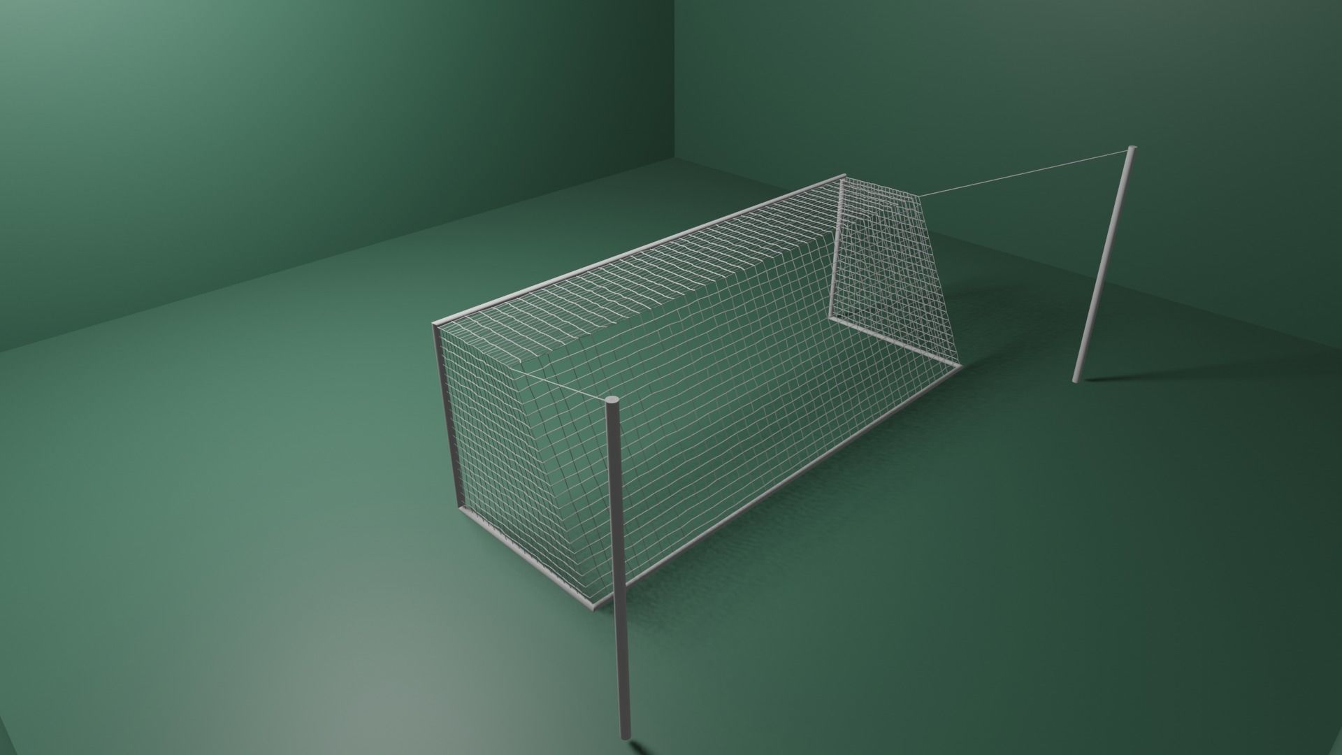 Football Goal with FIFA Dimensions 3D model CGTrader