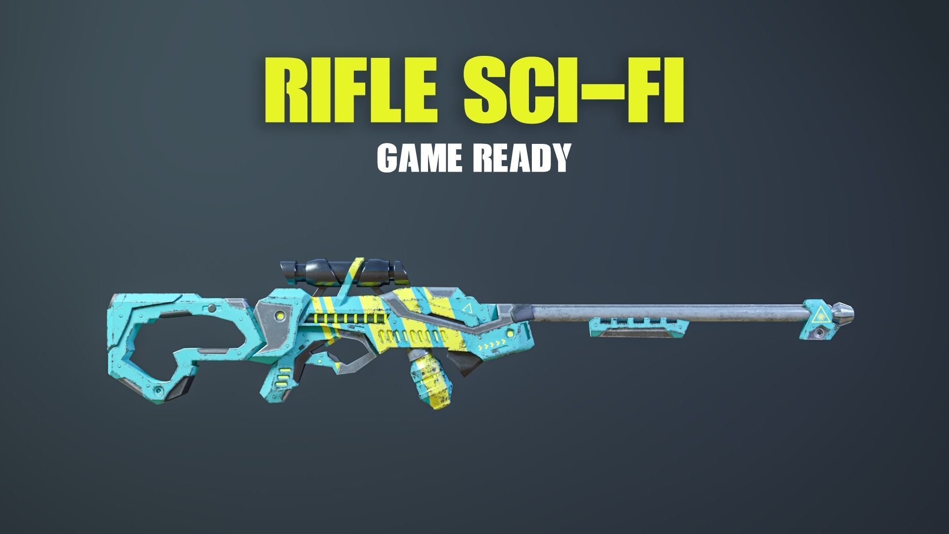 Rifle Sci-Fi Game Ready