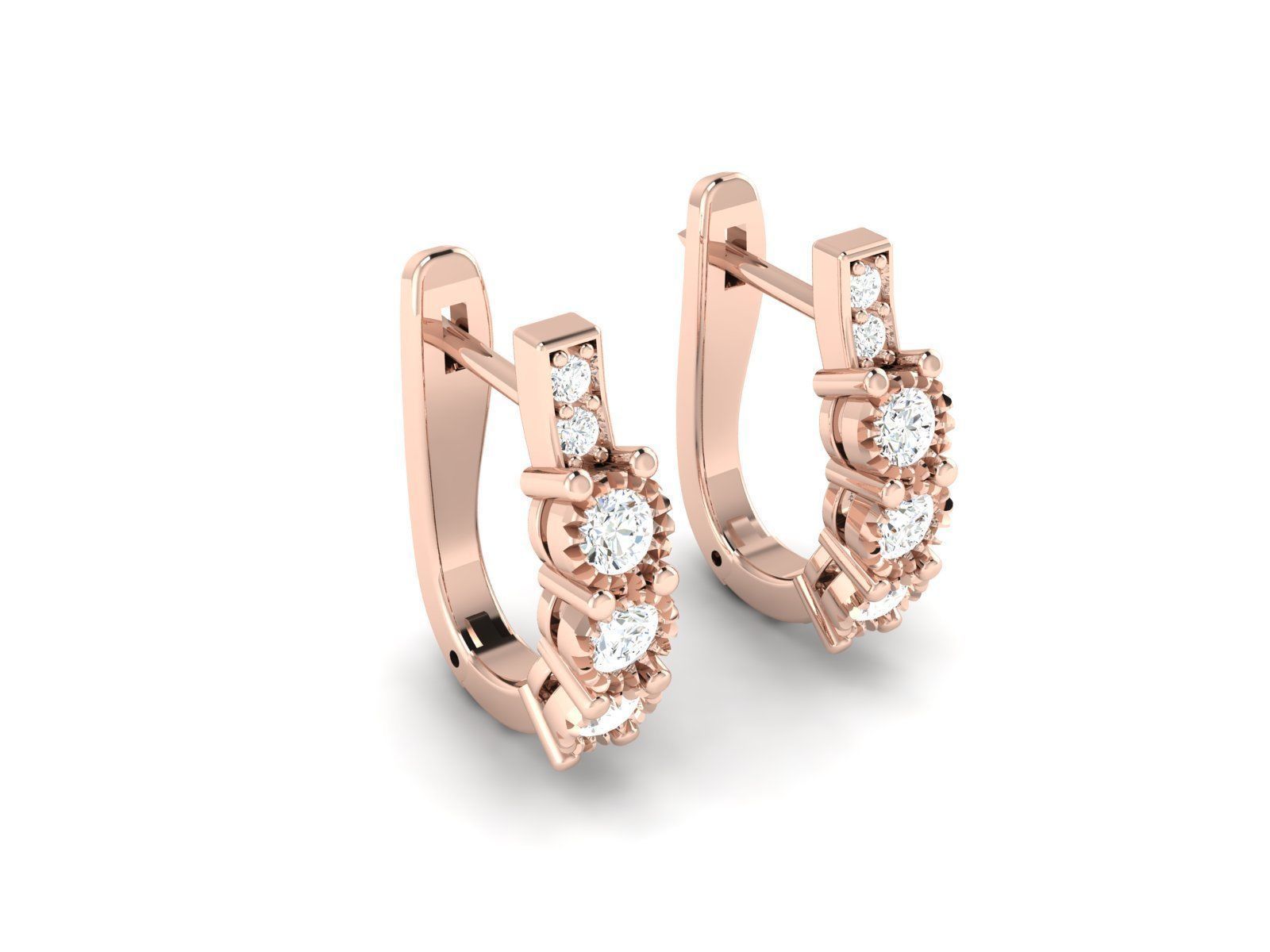 solitaire earrings for women
