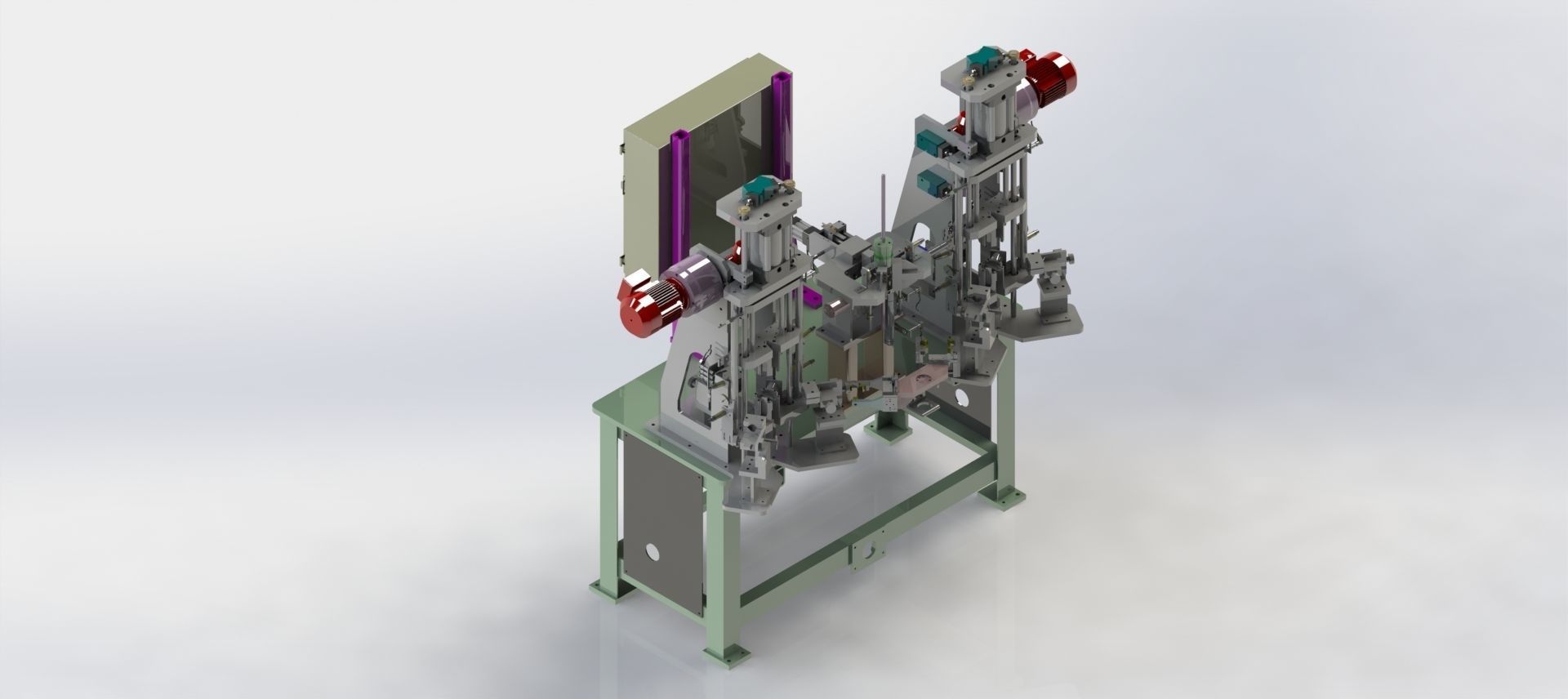 Motor rotor welding and inspection equipment
