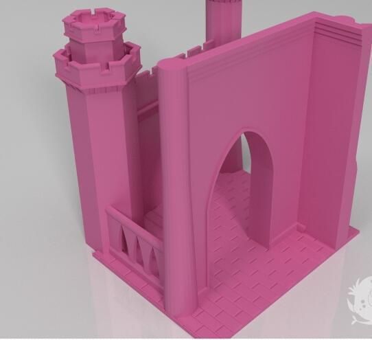 Princess Castle 3D Model 3D printable STL | CGTrader.com