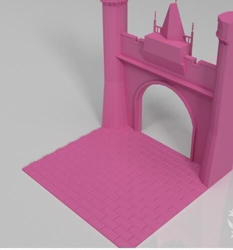 Princess Castle 3D Model 3D printable STL - CGTrader.com