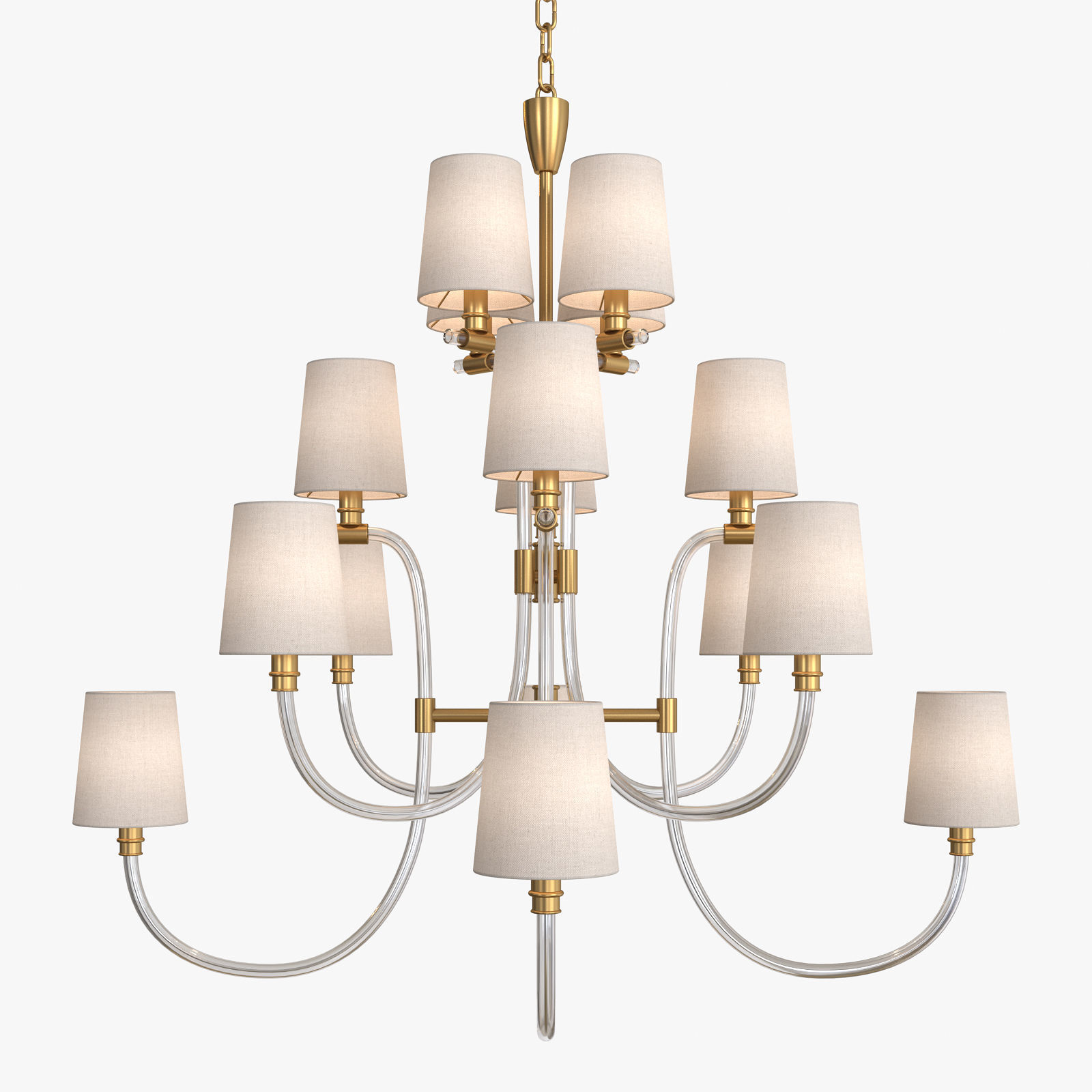 Clarice Large Chandelier by Julie Neill 3D model | CGTrader