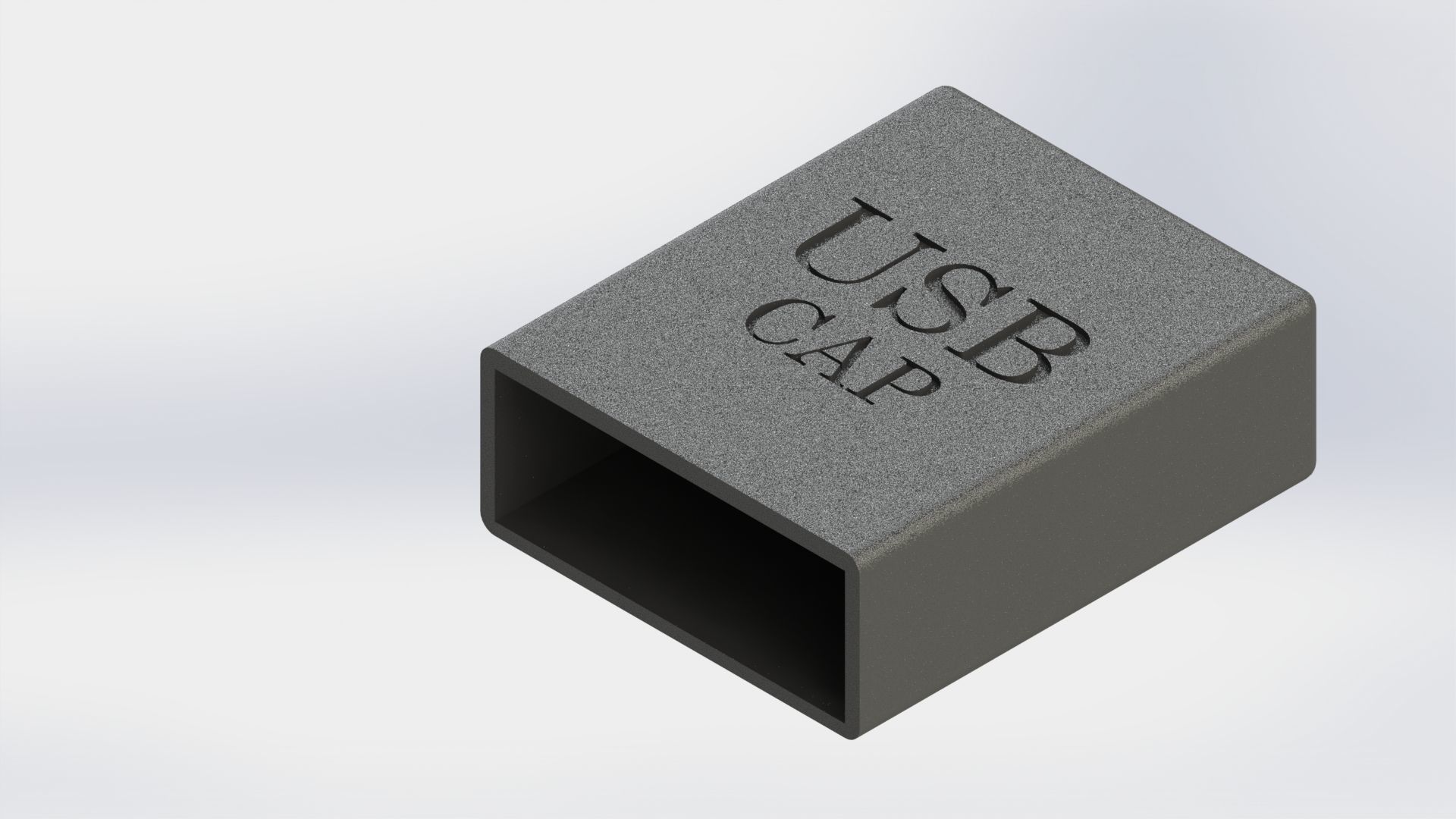 USB Pen Drive Cap 3D model 3D printable CGTrader