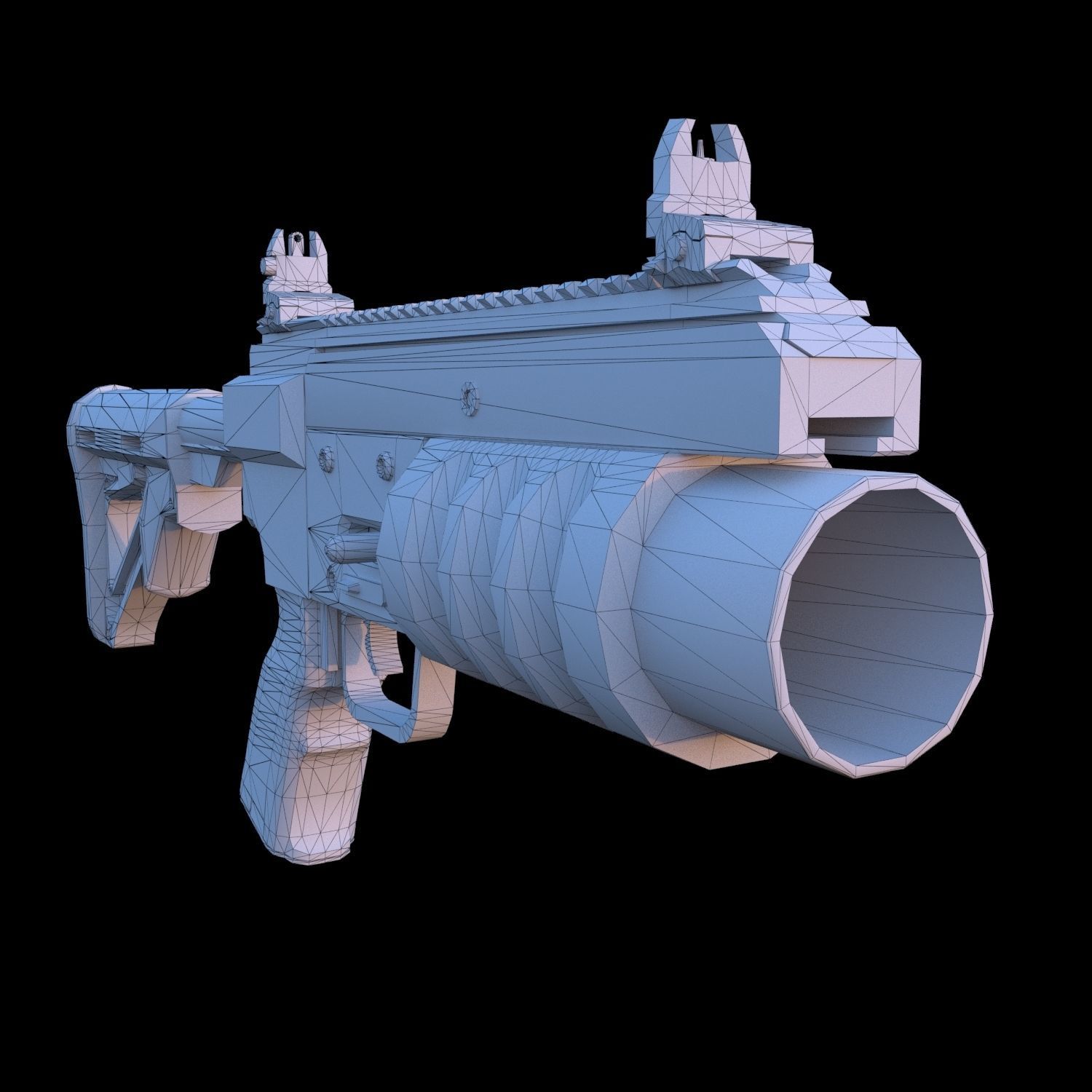 3D model Havoc Grenade Launcher VR / AR / low-poly | CGTrader